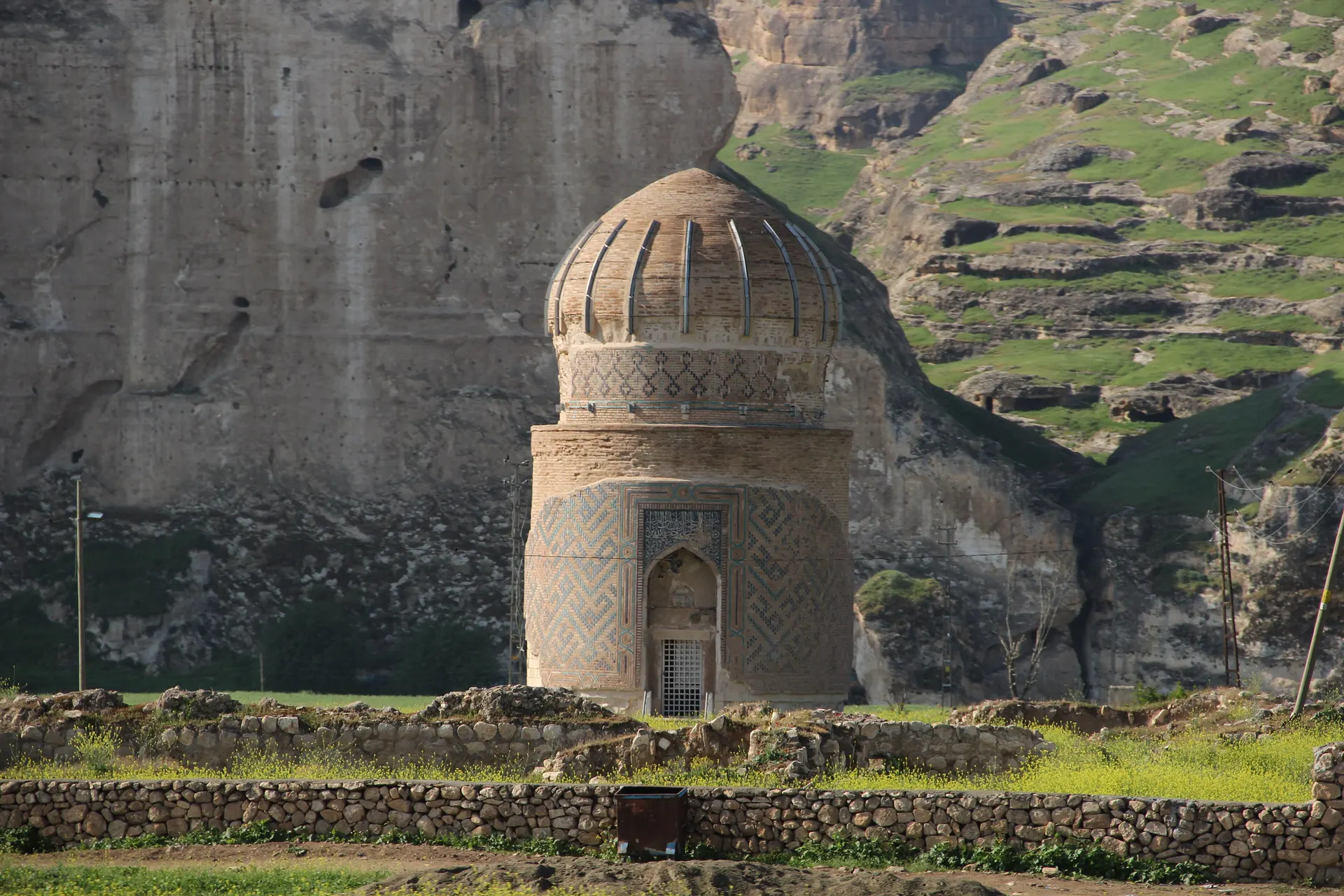 Zeynel Bey Türbesi, taşınmadan önce, Yeni Hasankeyf Kültür Parkı