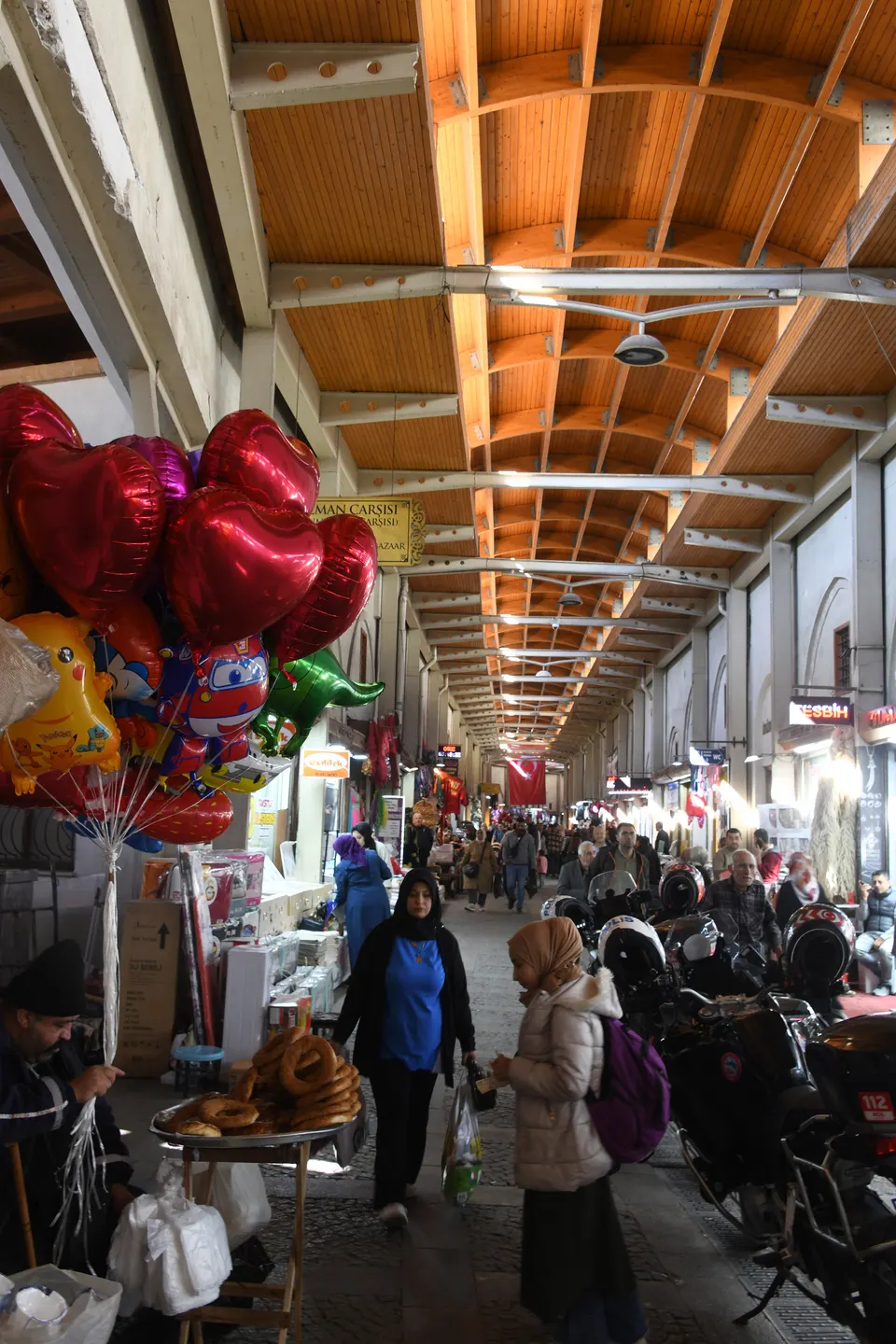Kapalı Çarşı, ahşap çatı, Kapalı Çarşı