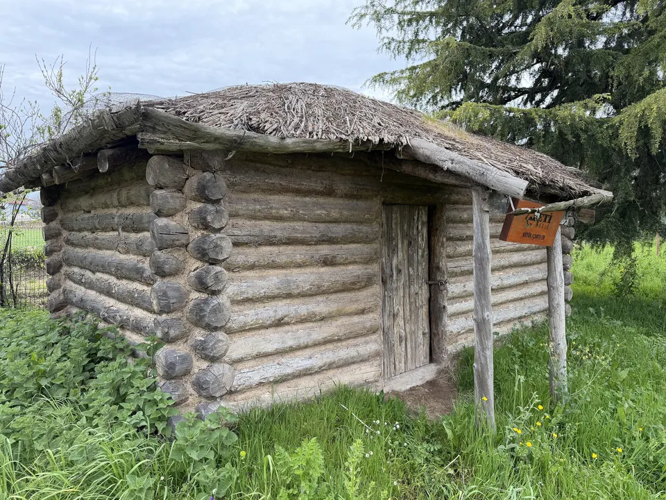 İkiztepe, kütük ev canlandırması, İkiztepe Höyüğü