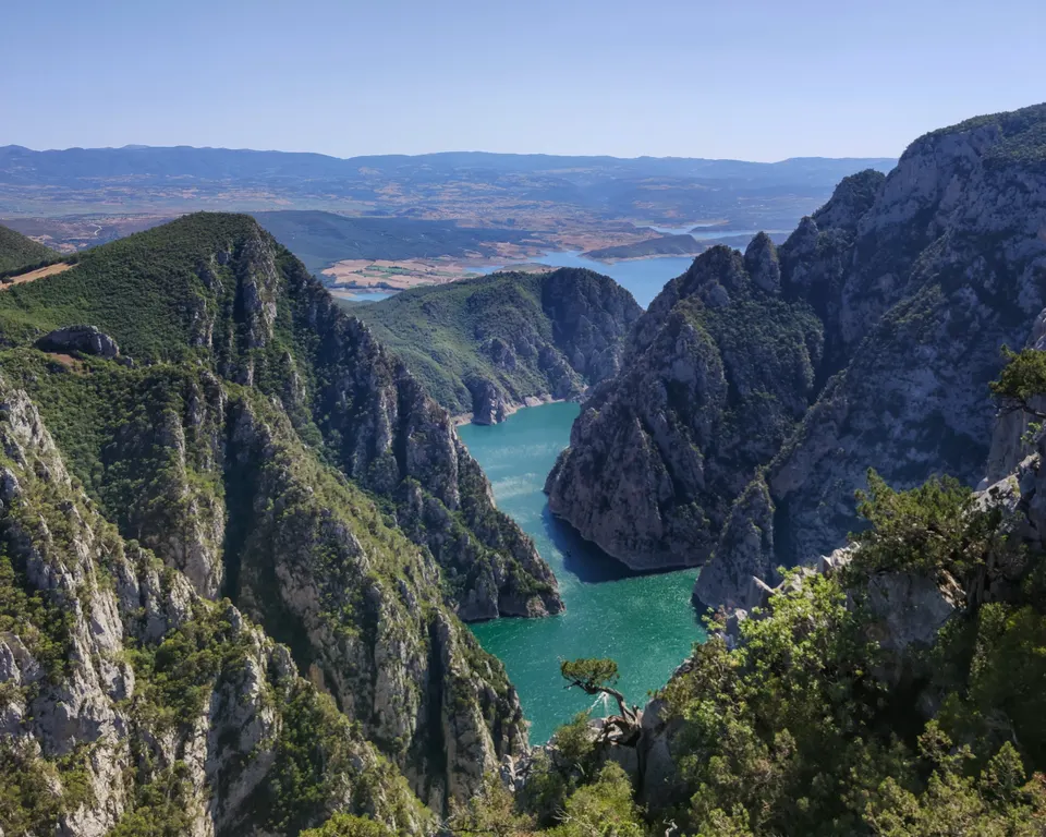 Şahinkaya Kanyonu, yukarıdan, Şahinkaya Kanyonu