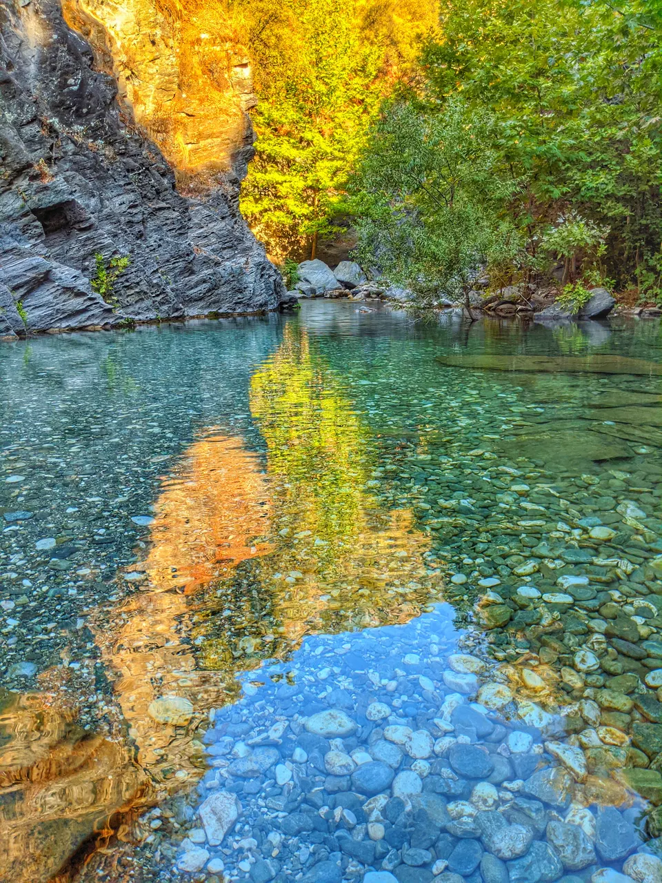 Şahindere'de sonbahar, Şahindere Kanyonu