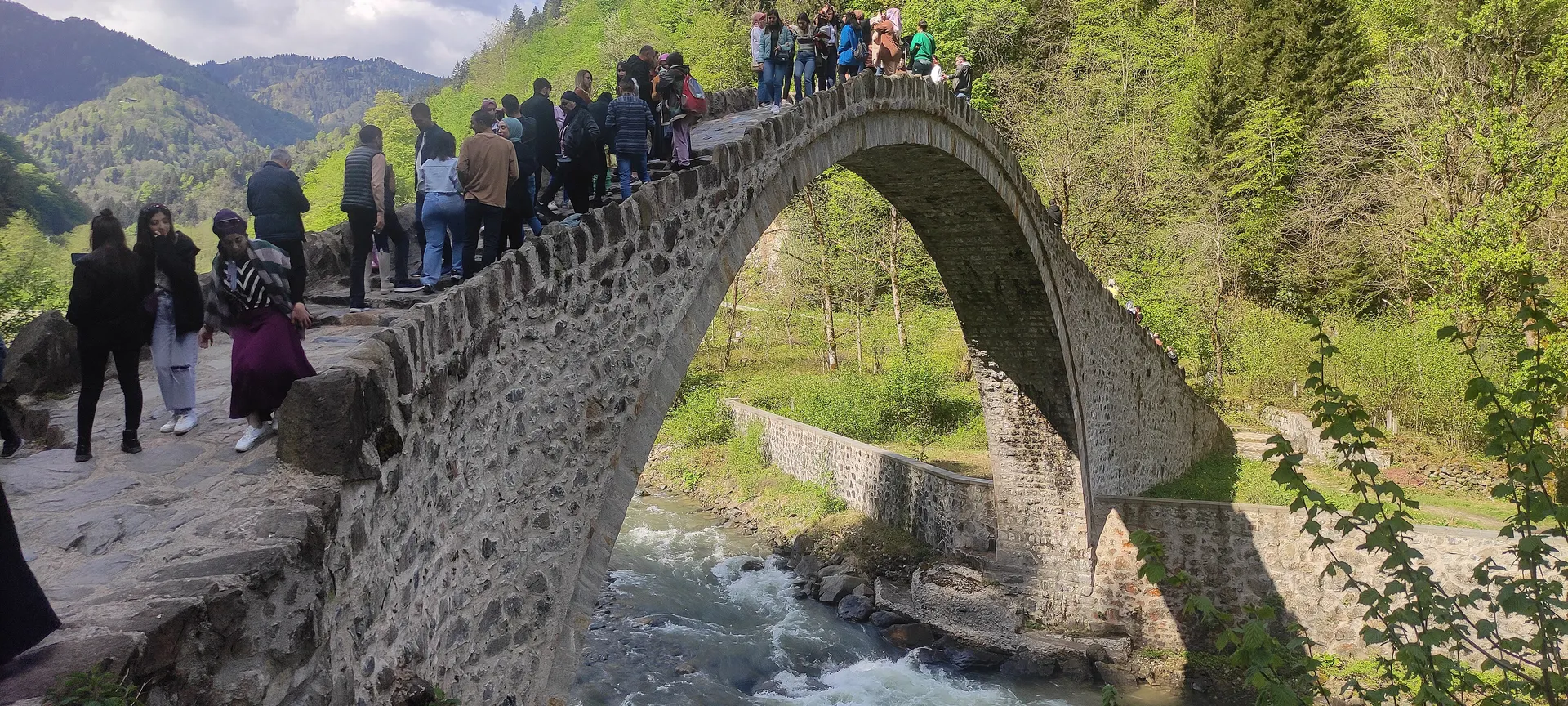 Şenyuva Köprüsü, Şenyuva Köprüsü ve Hemşin evleri