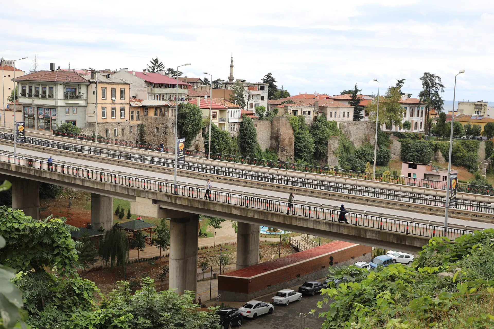Ortahisar surları, Ortahisar Surları ve Trabzon Kalesi