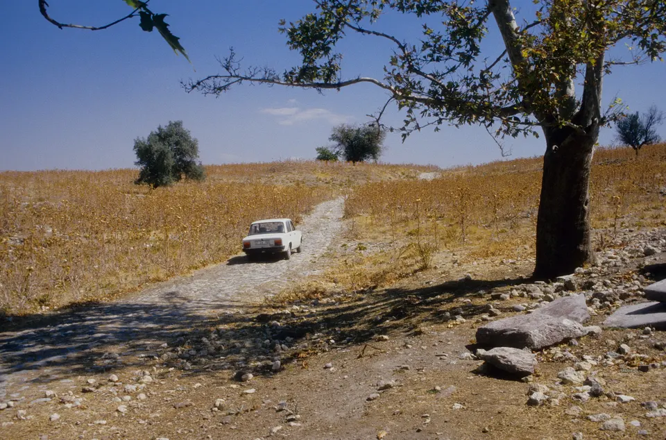 Tabae, eski taş yol, Tabae Antik Kenti