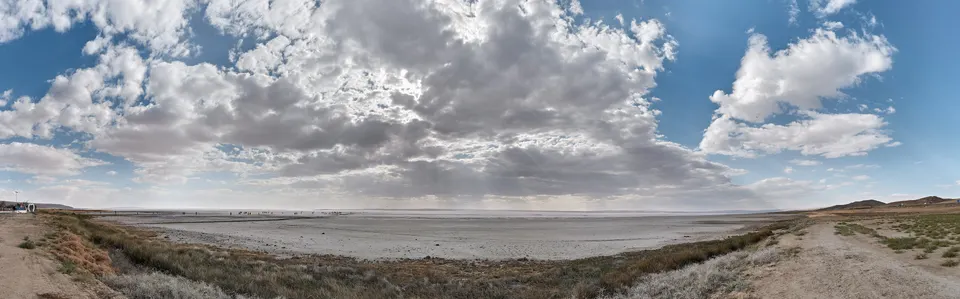 Hacıbektaşlı kıyısında Tuz Gölü panoraması, Tuz Gölü, Hacıbektaşlı kıyısı