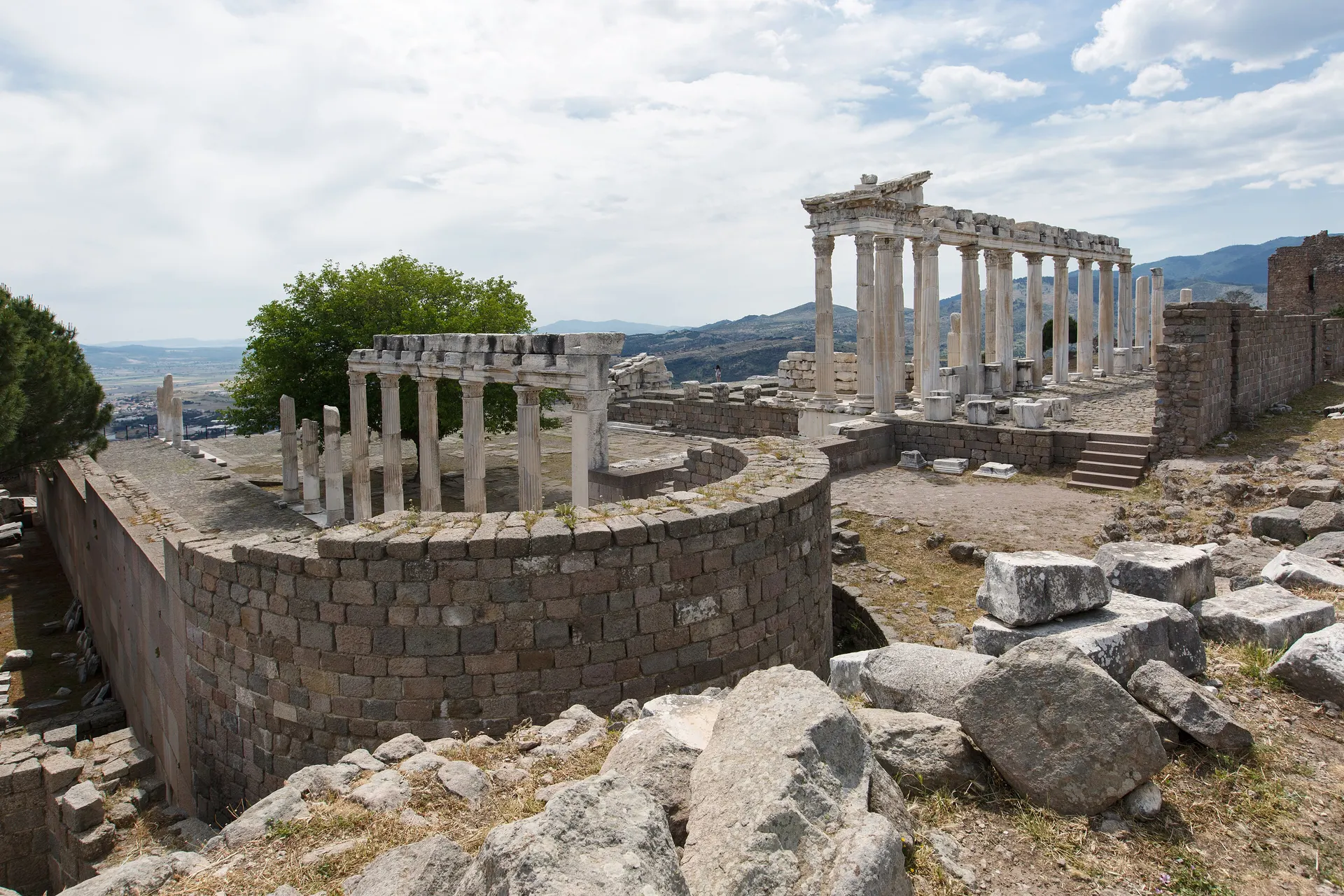 Bergama Akropolü, Traian Tapınağı, Bergama (Pergamon)