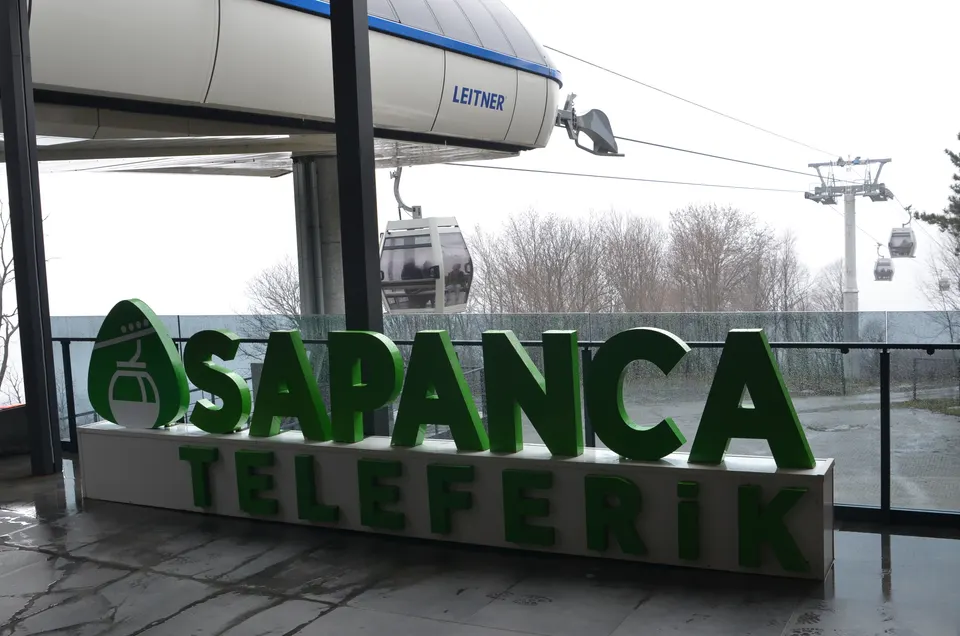 Sapanca Teleferiği girişi, Sapanca Teleferiği