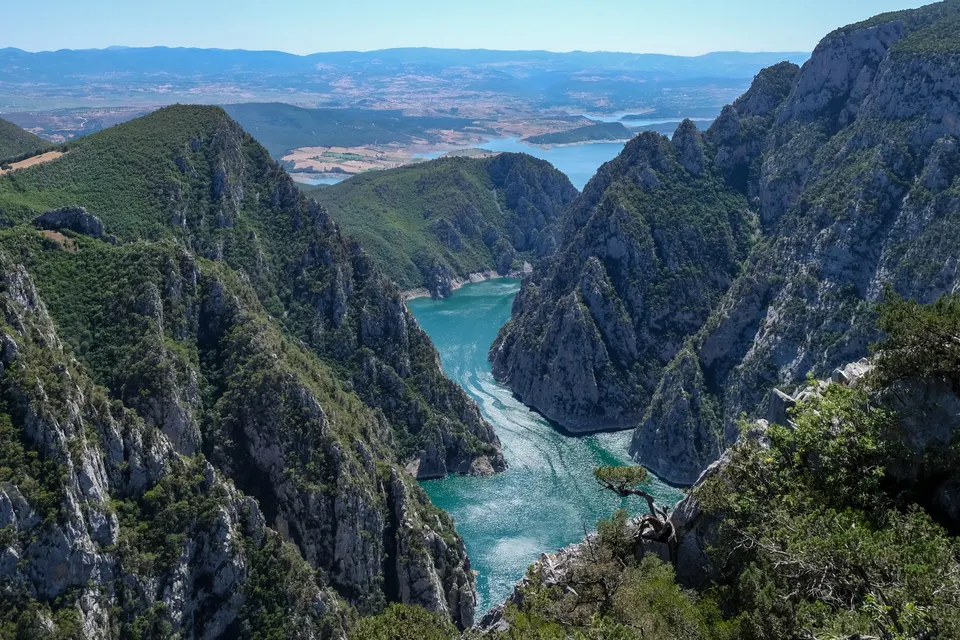 Şahinkaya Kanyonu, seyir noktasından, Şahinkaya Kanyonu